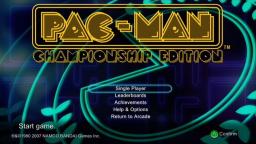 Pac-Man Championship Edition 2 + Arcade Game Series Title Screen